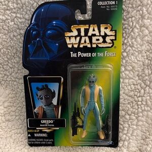 Star Wars Greedo Figure with Blue and Green Outfit